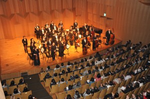 Members of the IU Chamber Orchestra culminate their tour of Korea with a sold-out performance at Seoul Arts Center.