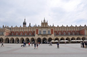 Cloth Hall, in Rynek Glowny, the main market square of old town Krakow.
