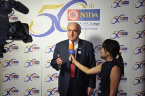 IU President McRobbie congratulates NIDA on 50 years of serving Thailand and the world. 