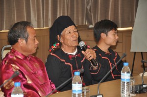 Several ex-opium growers shared their stories and the impact that the Doi Tung Development Project has had on their lives. 