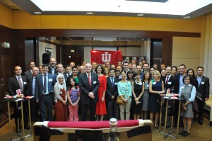 A group shot of IU's Turkish alumni in Ankara.