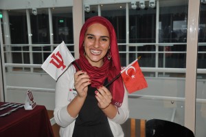 Safi at an gathering of IU's Turkish alumni in Istanbul. 