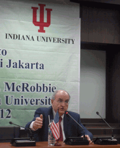 President McRobbie answers questions